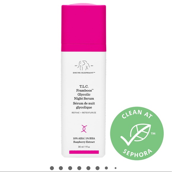 Drunk Elephant Other - Drunk Elephant TLC Framboos Glycolic Night Serum 1 fl oz
